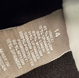 Size 14 black swimsuit with flattering cream waist detail